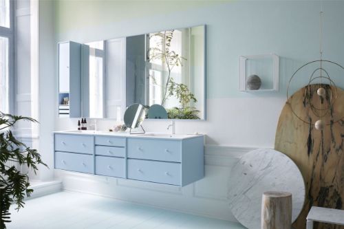Montana Bathroom Type 6 - 101 New White / White Table Top