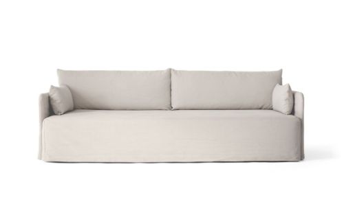 Audo Copenhagen Offset 3 Pers. Sofa med Løst Betræk L: 228 cm - Cotlin Oat