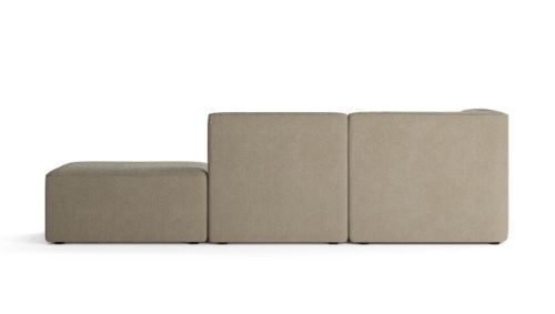 Audo Copenhagen Eave Corner Modular Sofa 86 3 Pers. Linksgerichtet mit Pouf L: 236 cm – Bouclé 02