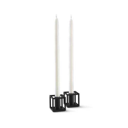 Audo Copenhagen Kubus Micro 3,5x3,5 cm 2 stk - Sort