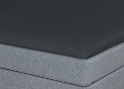 CPH Living Kuvertlagen Egyptisk Bomuldssatin 140x200x6 cm - Mørkegrå