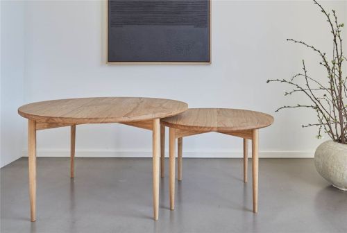 Duus & Møller Autumn Couchtisch Ø: 60 cm – Massive Eiche