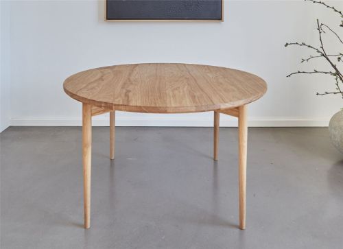 Duus & Møller Autumn Sofabord Ø: 80 cm - Massiv eg