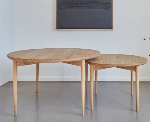 Duus & Møller Autumn Couchtisch Ø: 80 cm – Massive Eiche