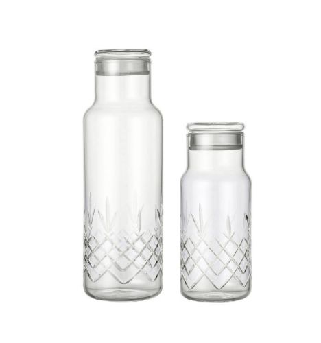 Frederik Bagger Crispy Bottle Große Karaffe 100 cl – Klar