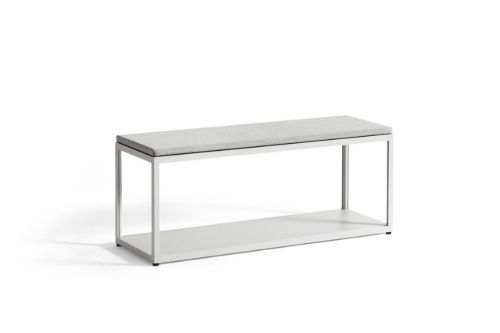 HAY New Order Comb. 100 Bench B: 100 cm - Light Grey/Remix 123