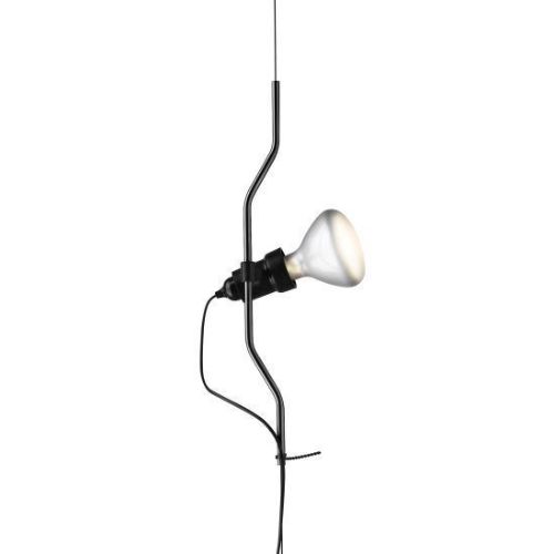 FLOS Bracket D Pendelleuchte mit Dimmer L: 4 m – Schwarz
