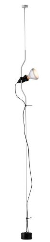 FLOS Bracket D Pendelleuchte mit Dimmer L: 4 m – Weiß