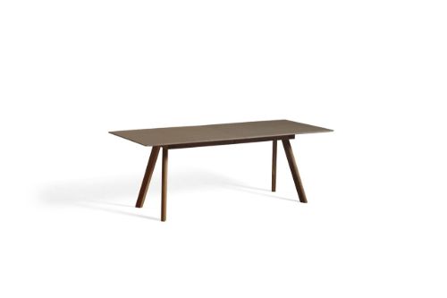 HAY CPH 30 Extendable Table 200x90x74 cm - Lacquered Solid Walnut/Lacquered Walnut Veneer