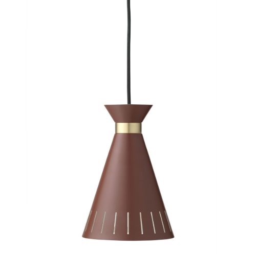 Warm Nordic Cone Pendel Ø: 16 cm - Oxide Red OUTLET
