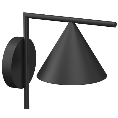 FLOS Captain Flint Wall Outdoor Væglampe Ø: 20,8 cm - Sort