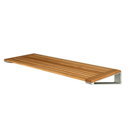 KNAX Skohylde L: 80 cm - Olieret Eg/Grå