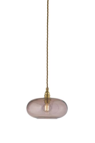 Ebb & Flow Horizon Pendant Lamp S Ø: 21 cm - Obsidian/Gold OUTLET