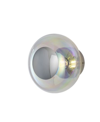 Ebb & Flow Horizon Ceiling/Wall Lamp S Ø: 21 cm - Chameleon/Silver OUTLET