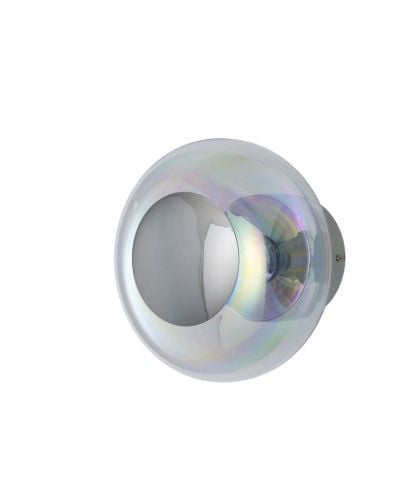 Ebb & Flow Horizon Decken-/Wandleuchte S Ø: 21 cm - Chamäleon/Silber