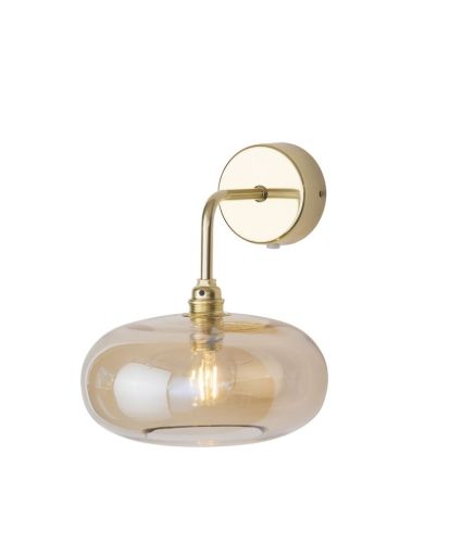Ebb & Flow Horizon Wall Lamp S Ø: 21 cm - Golden Smoke/Gold OUTLET