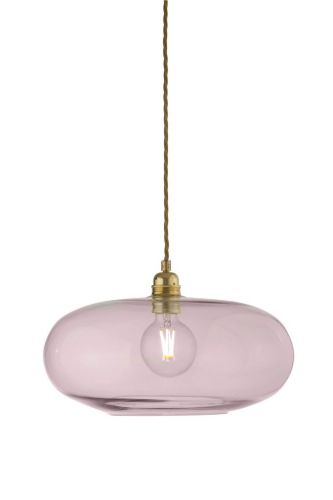 Ebb & Flow Horizon Pendant Lamp L Ø: 36 cm - Bright Coral/Gold OUTLET