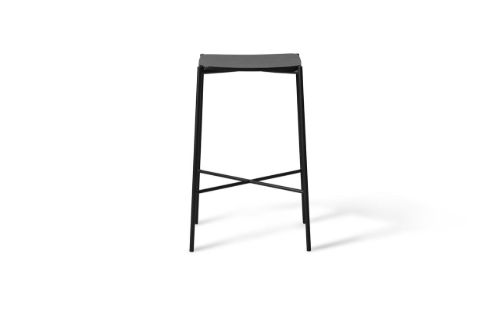 CRAFTSMANSHIP FURNITURE Paragon Barhocker SH: 45,8 cm – Schwarz/Schwarze Eiche