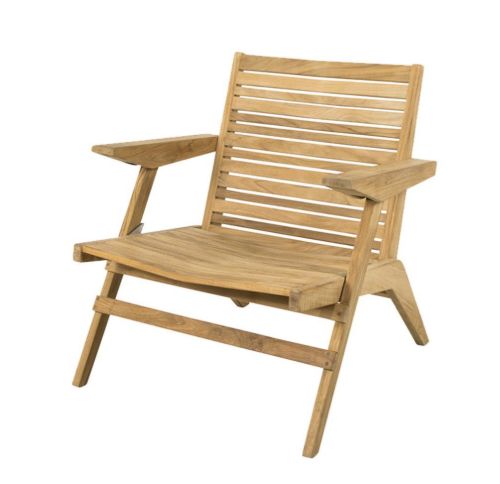 Cane-line Outdoor Flip Loungestol SH: 38 cm - Teak