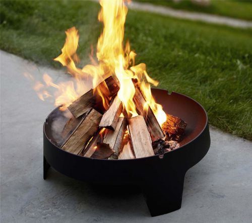 Cane-line Outdoor Ember Bålfad Lille Ø: 60 cm - Schwarz