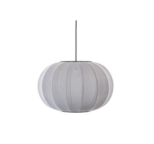 Made By Hand Knit-Wit Oval Pendant Ø: 57 cm - Silver