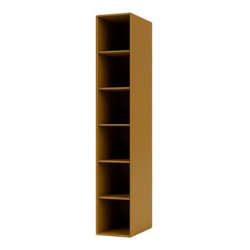 Montana Sidehængt Reol m. 5 Hylder Højre H: 138 cm - 142 Amber