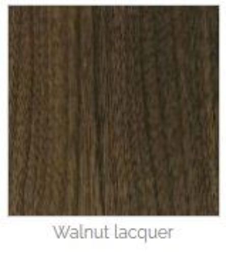 Skovby SM23 Zusätzliche zusätzliche Platte für Furniertisch 90 x 52 cm – lackiertes Walnussholz