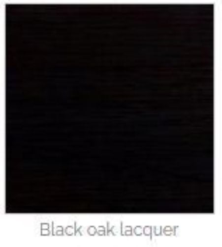 Skovby SM23 Zusätzliche Zusatzplatte für Furniertisch 90 x 52 cm – Schwarz lackierte Eiche