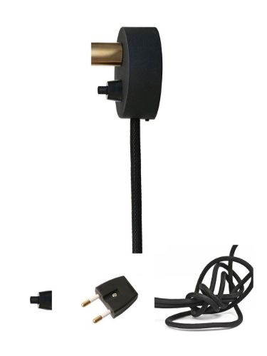 Thorup Copenhagen Patrone Wall Lamp Kit L: 200 cm - Sort