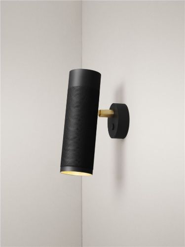 Thorup Copenhagen Patrone Wandleuchte H: 20 cm - Schwarz bronziertes Messing