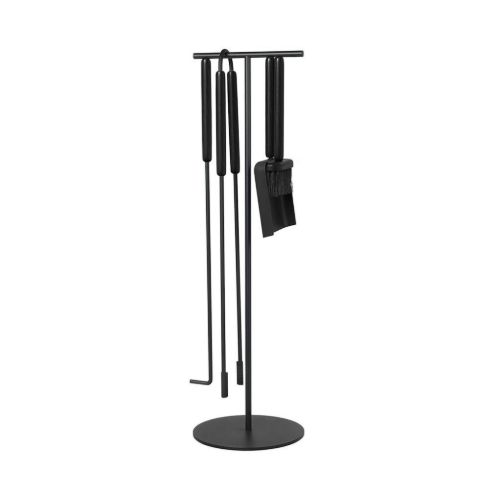 Blomus Ashi Fireplace Tool Set 5 pcs Ø: 22 cm - Black