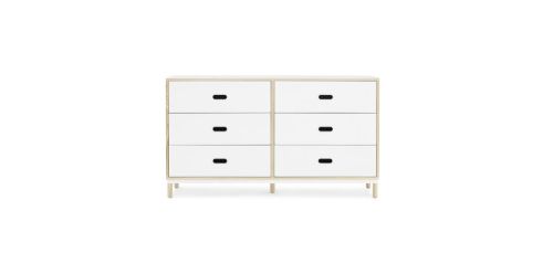Normann Copenhagen Kabino Kommode 6 Skuffer L: 146,5 cm - Hvid