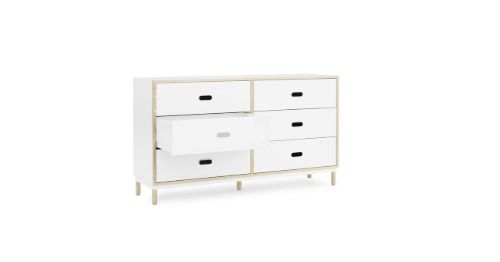 Normann Copenhagen Kabino Kommode 6 Schubladen L: 146,5 cm – Weiß