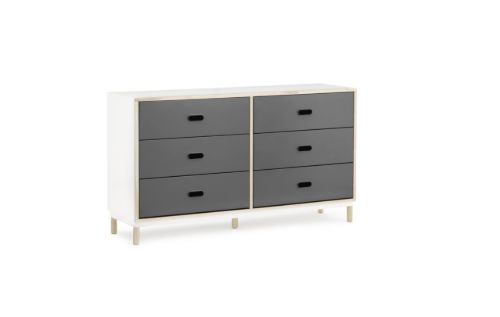 Normann Copenhagen Kabino Kommode 6 Schubladen L: 146,5 cm – Grau