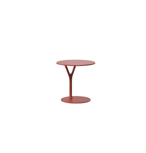 FROST WISHBONE Sidebord Bord 1 Ø: 45cm - Rød