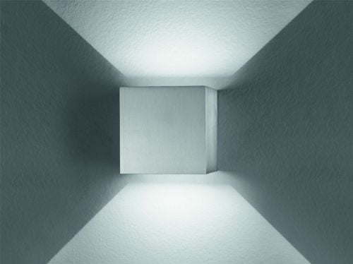 Lampefeber Secret Außenwandleuchte H: 10 cm - Aluminium