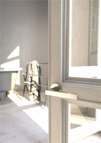 FROST Architectural Hardware Element 1001 – Gebürsteter Stahl