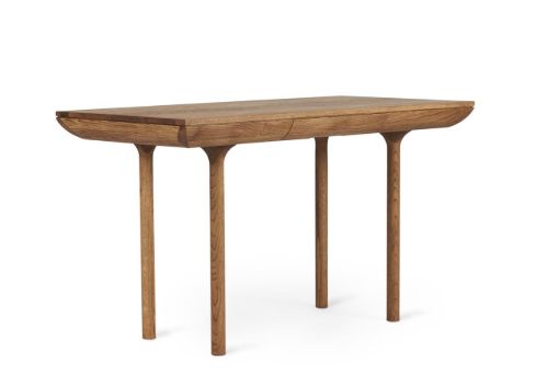 Warm Nordic Rúna Schreibtisch L: 130 cm – Teak