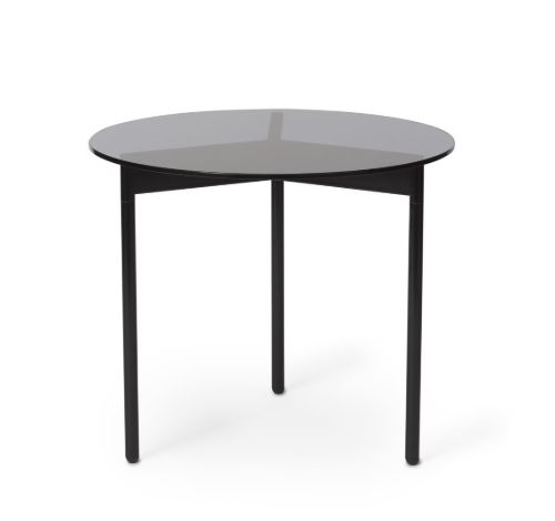 Warm Nordic From Above Bord Ø: 52 cm - Smoke Grey/Black Noir