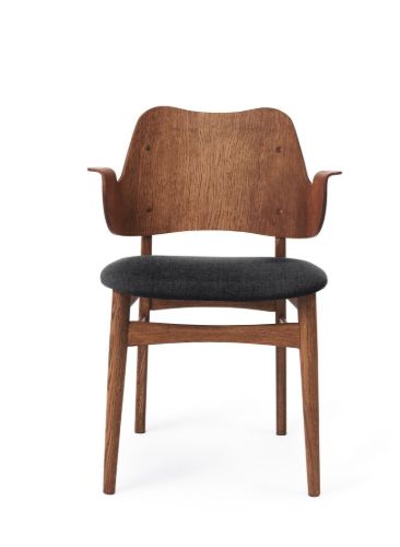 Warm Nordic Gesture Chair SH: 46 cm - Teak/Anthracite