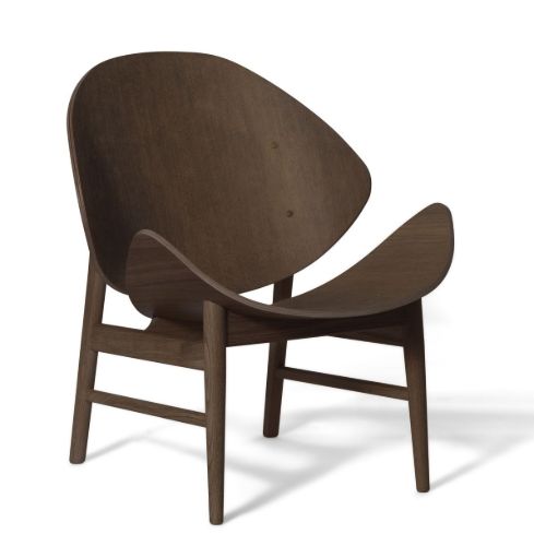Warm Nordic The Orange Lounge Chair SH: 38 cm - Smoked Oak