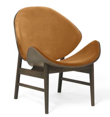 Warm Nordic The Orange Lounge Chair SH: 38 cm - Smoked/Amber