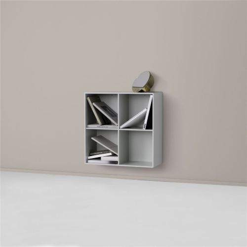 Montana Selection 1112 Show Bücherregal mit Sockel 7 cm 69,6 x 69,6 cm – 101 New White