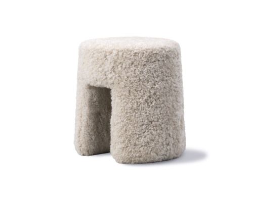 Fredericia Furniture 1756 Sequoia Ø: 40 cm - Schaffell Moonlight