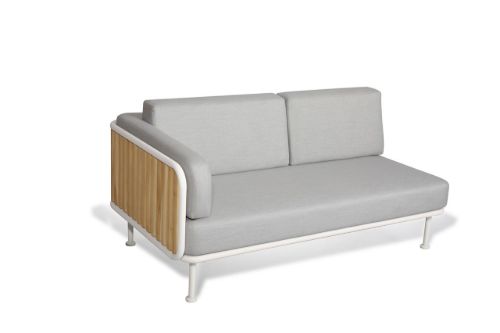 Mindo 100 2-Sitzer-Modul links SH: 39,5 cm – ML00549 gebrochenes Weiß