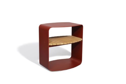 Mindo 109 Beistelltisch 48x35x50 cm - Terra. Rot