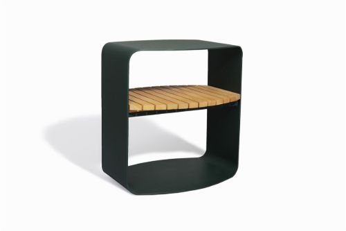 Mindo 109 Beistelltisch 48x35x50 cm - Dunkelgrün