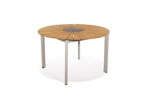 Mindo 101 Esstisch Ø: 120 cm - Hellgrau