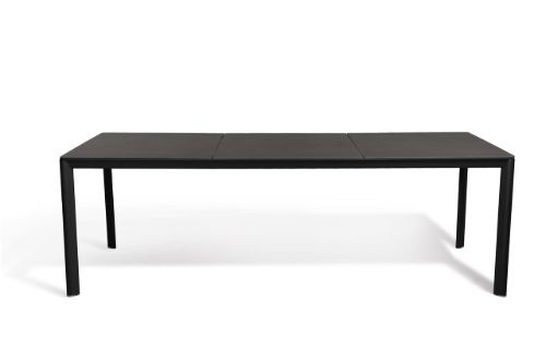 Mindo 101 Dining Table 222x90 cm - Dark Grey/Black Opium