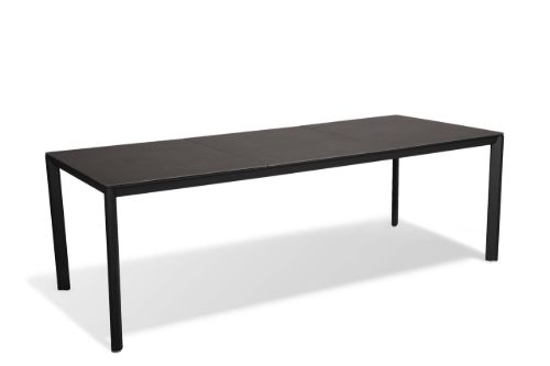 Mindo 101 Esstisch 222x90 cm - Dunkelgrau/Schwarzes Opium
